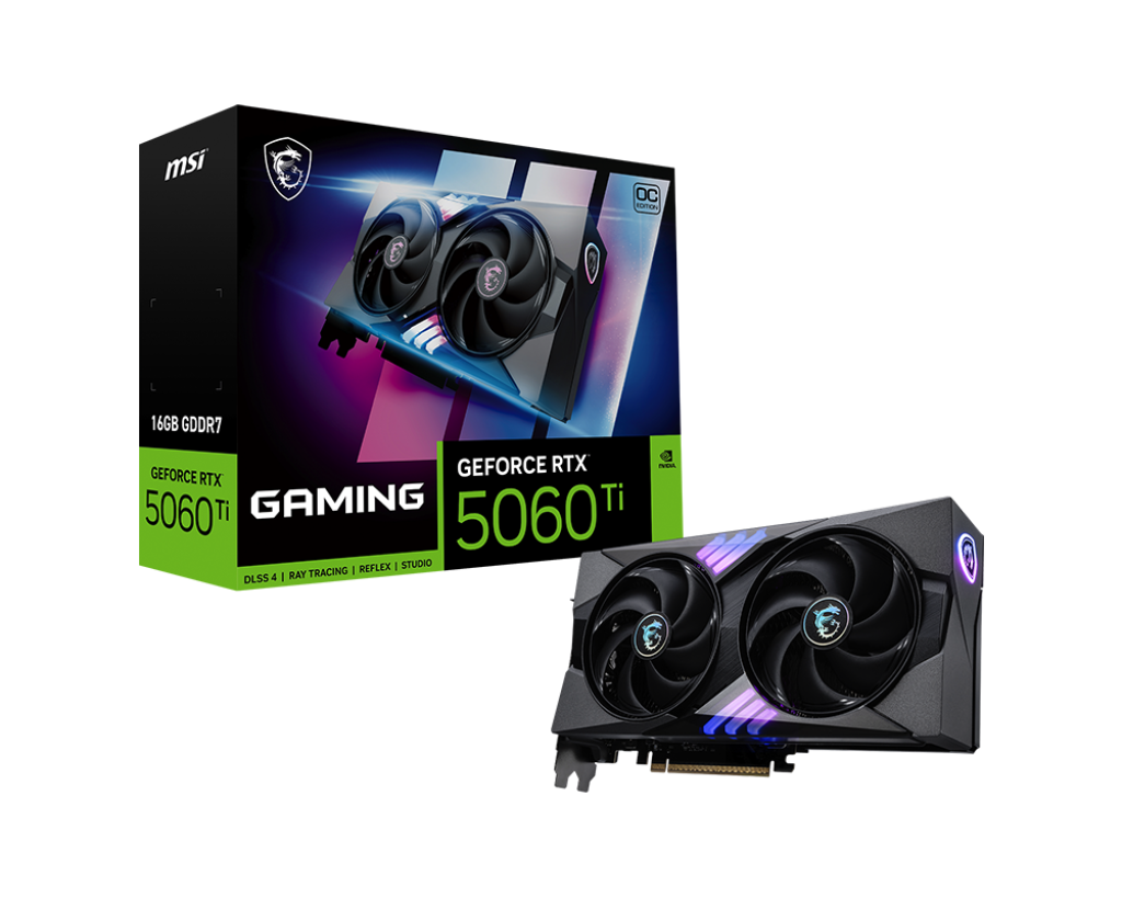 TARJETA DE VIDEO MSI RTX 5060TI GAMING OC 16GB