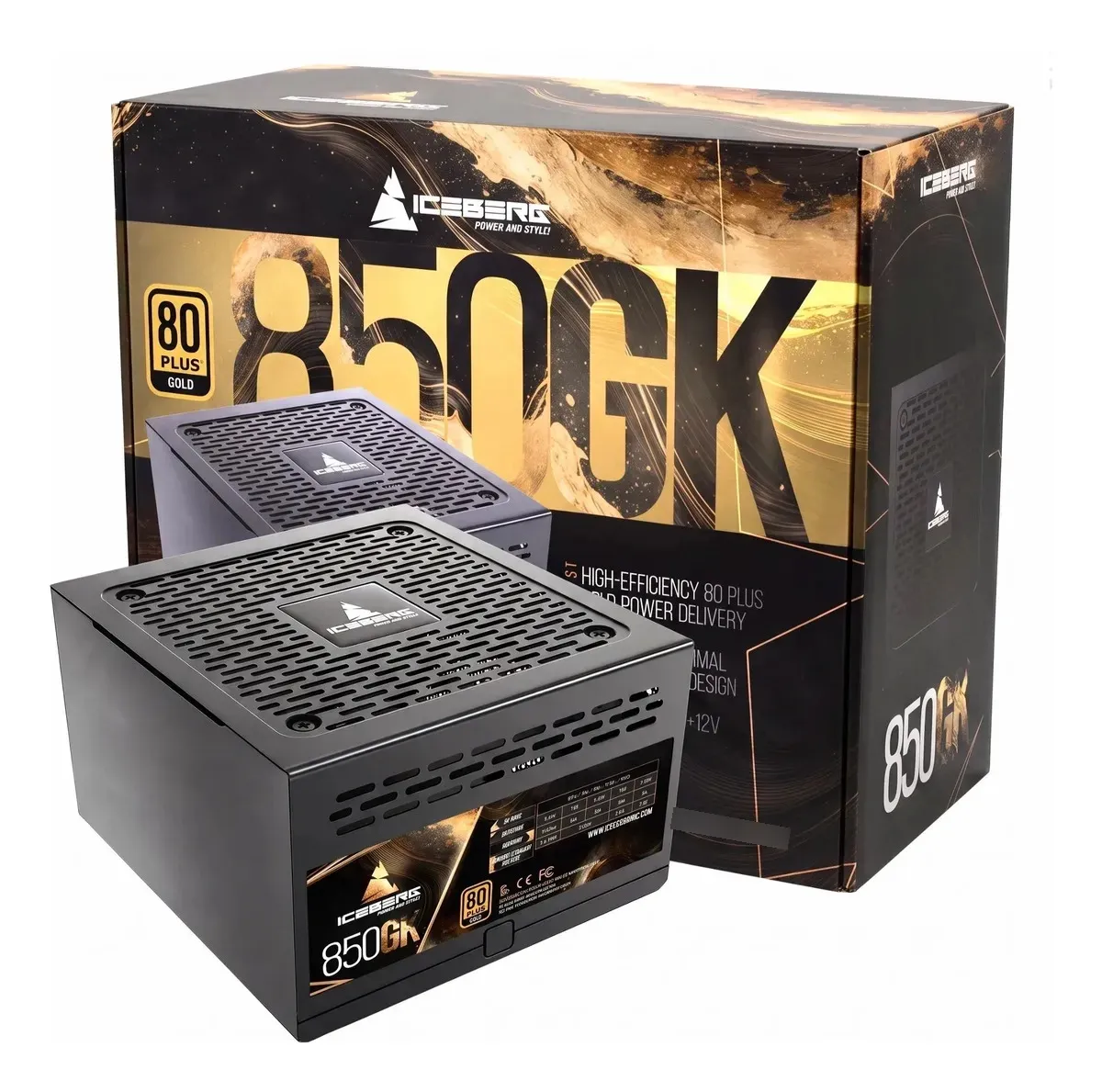 FUENTE DE PODER ICEBERG 850W 80 GOLD