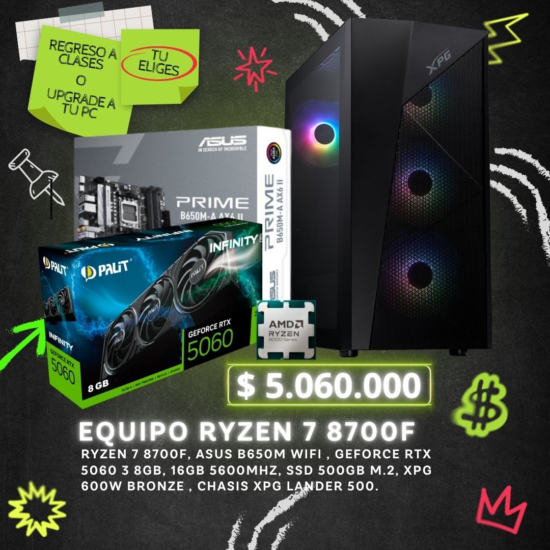 EQUIPO RYZEN 7 8700F