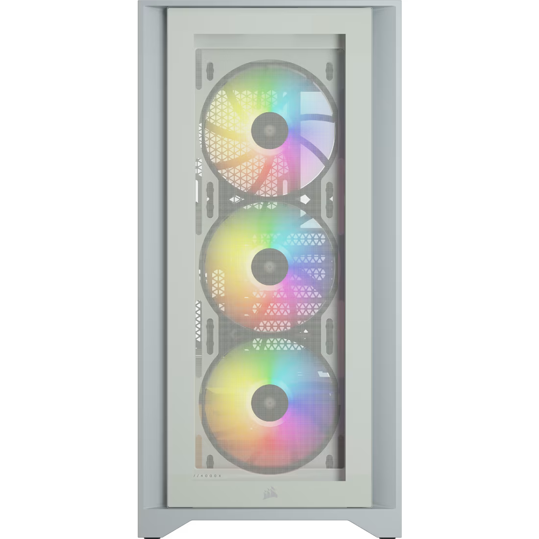 CHASIS CORSAIR ICUE 4000X RGB TEMPERED GLASS WHITE