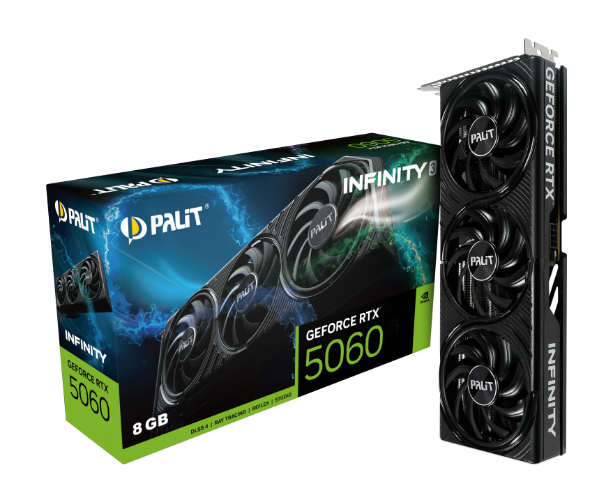 TARJETA DE VIDEO PALIT RTX 5060 INFINITY 3 8GB