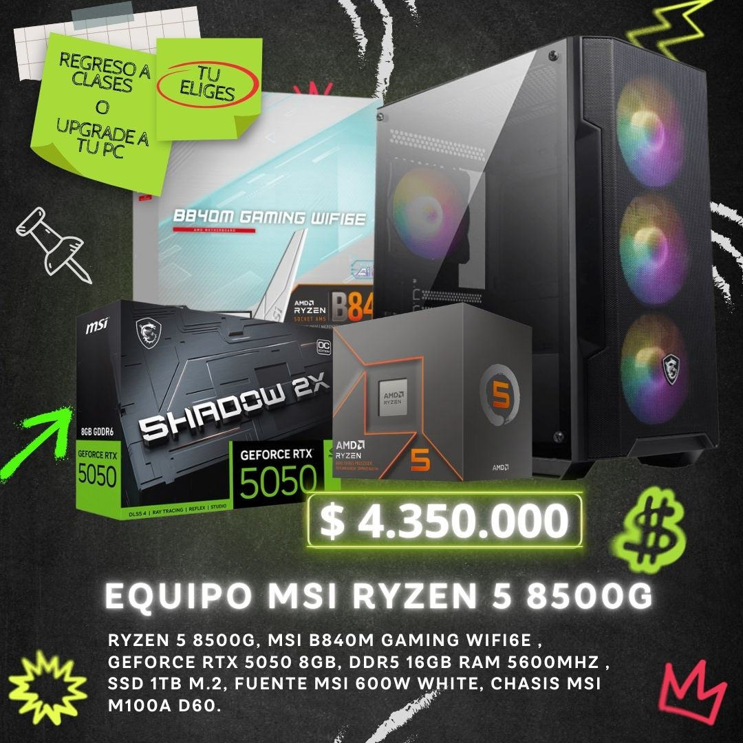 EQUIPO MSI RYZEN 5 8500G