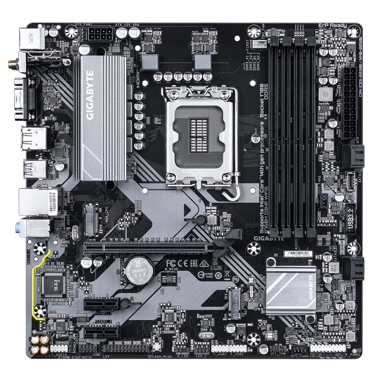 BOARD GIGABYTE B760M D3HP WIFI6