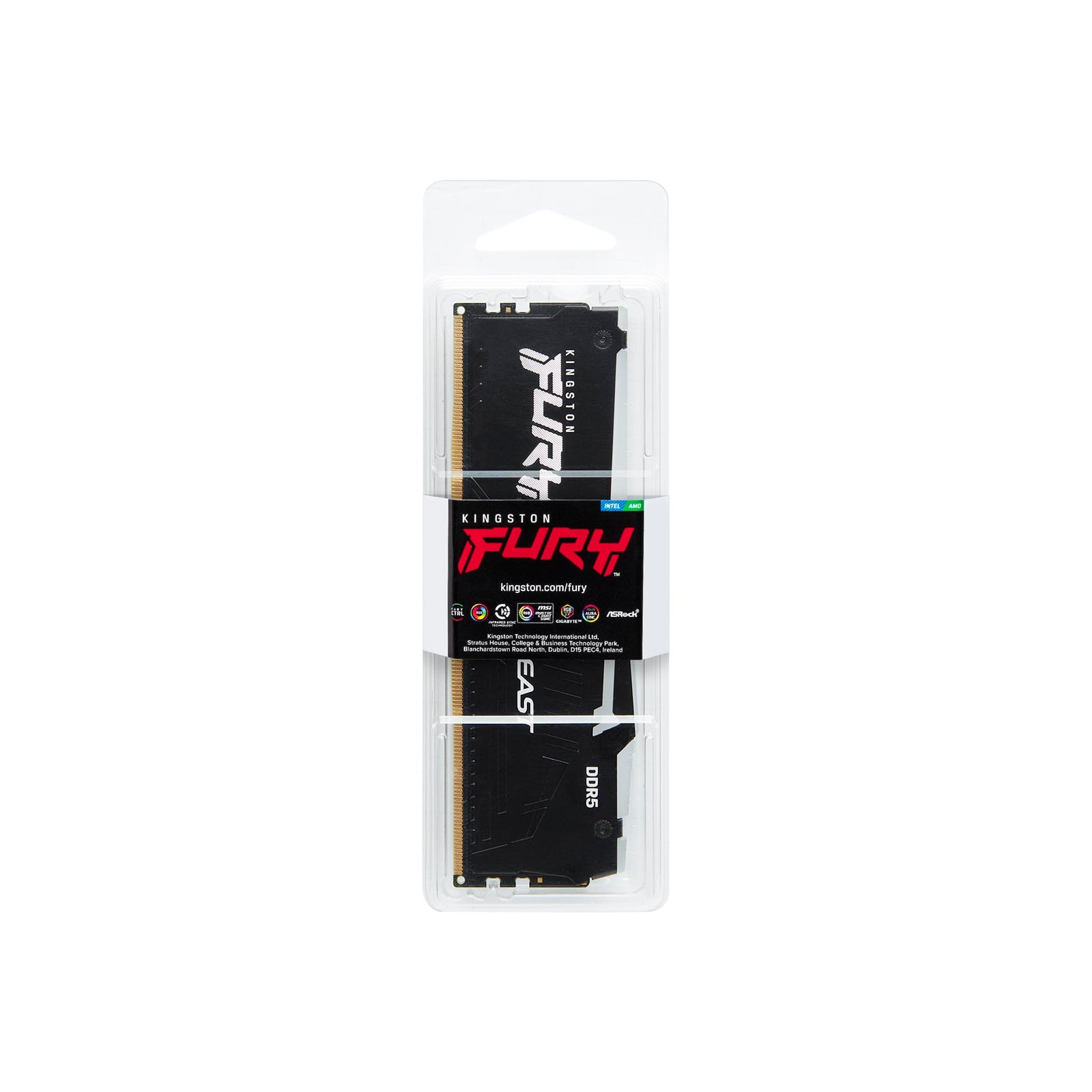 MEMORIA KINGSTON FURY BEAST 16GB 6000MTs DDR5 RGB