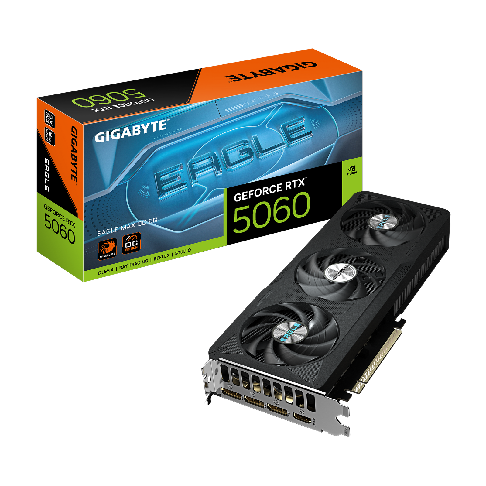 TARJETA DE VIDEO GIGABYTE RTX 5060 EAGLE MAX 8GB