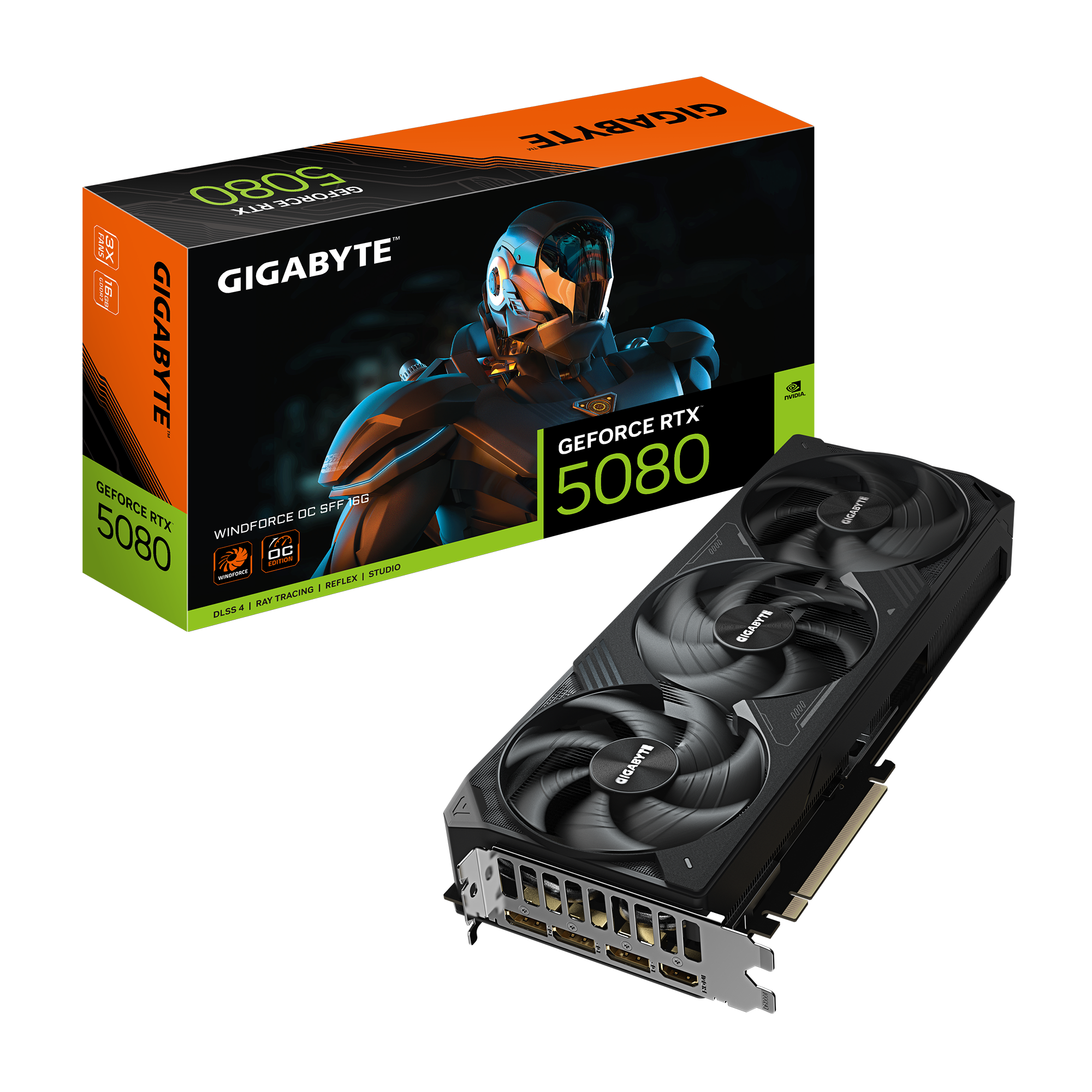 TARJETA DE VIDEO GIGABYTE 5080 WINDFORCE OC SFF 16G