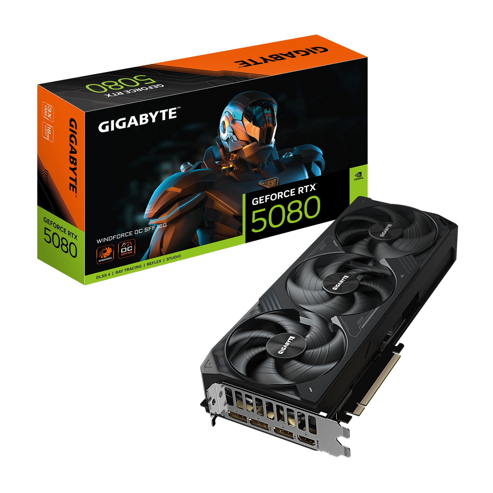 TARJETA DE VIDEO GIGABYTE 5080 WINDFORCE OC SFF 16G