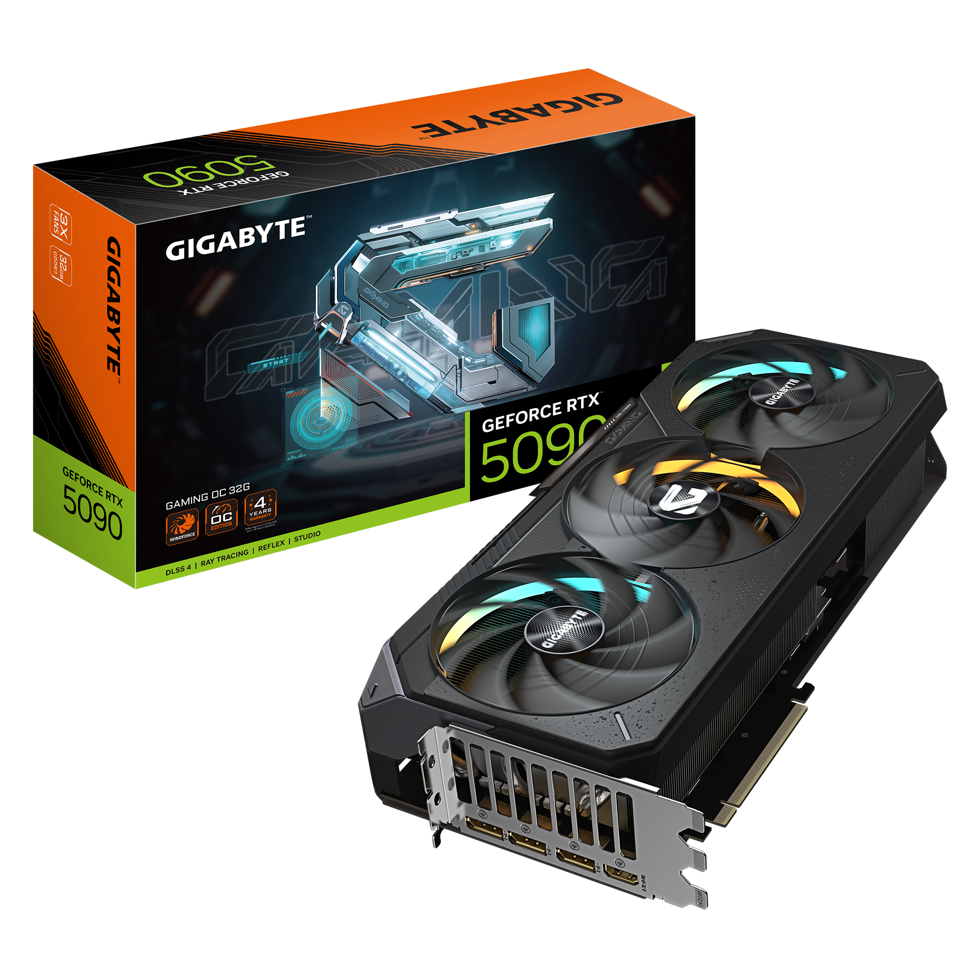 TARJETA DE VIDEO GIGABYTE RTX5090 GAMING OC 32GB