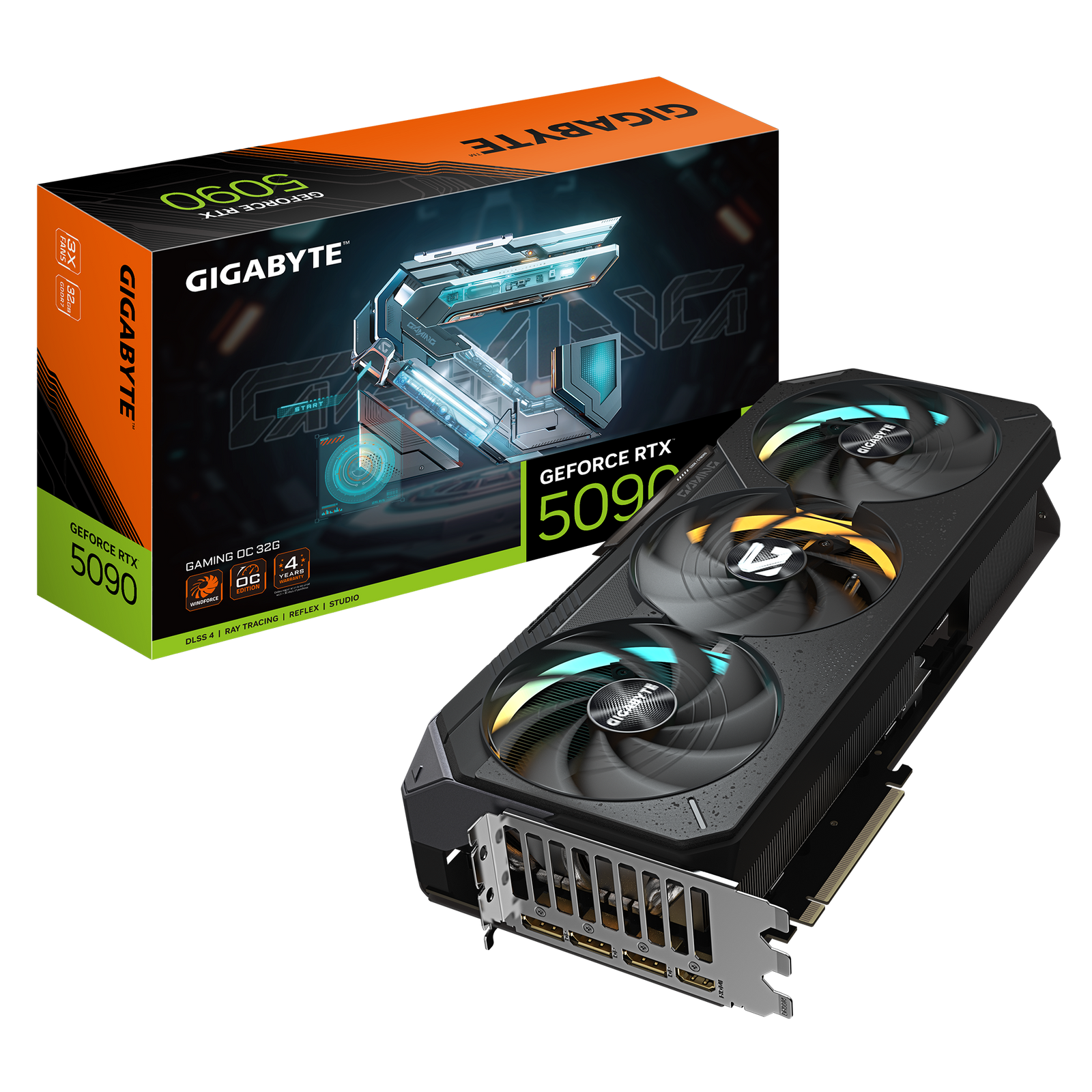 TARJETA DE VIDEO GIGABYTE RTX5090 GAMING OC 32GB