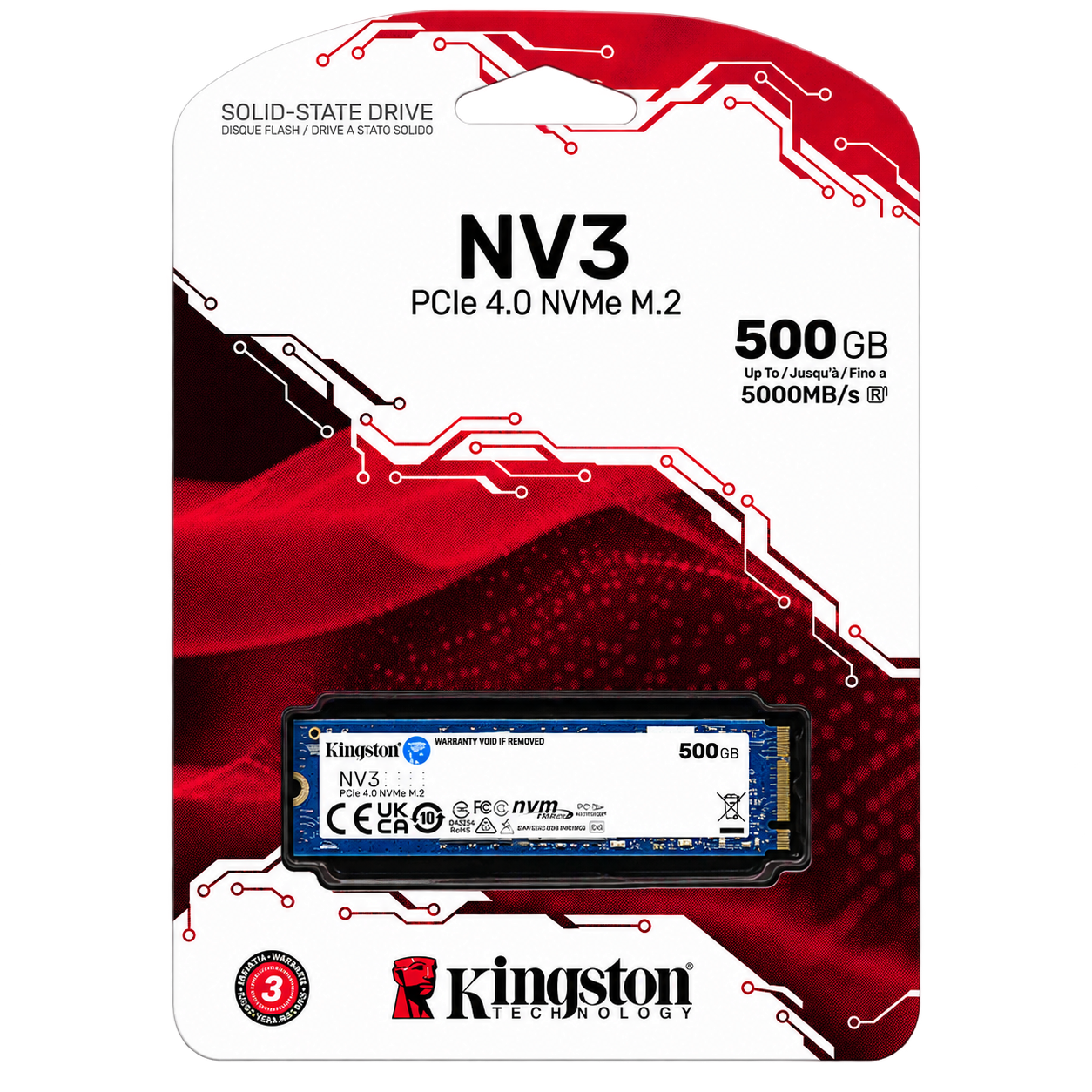 SSD KINGSTON M.2  NV3 · 500GB