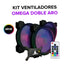 KIT VENTILADORES ICEBERG OMEGA ARGB 3 FANS