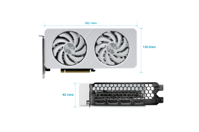 TARJETA DE VIDEO PALIT RTX 5060Ti WHITE OC 16GB