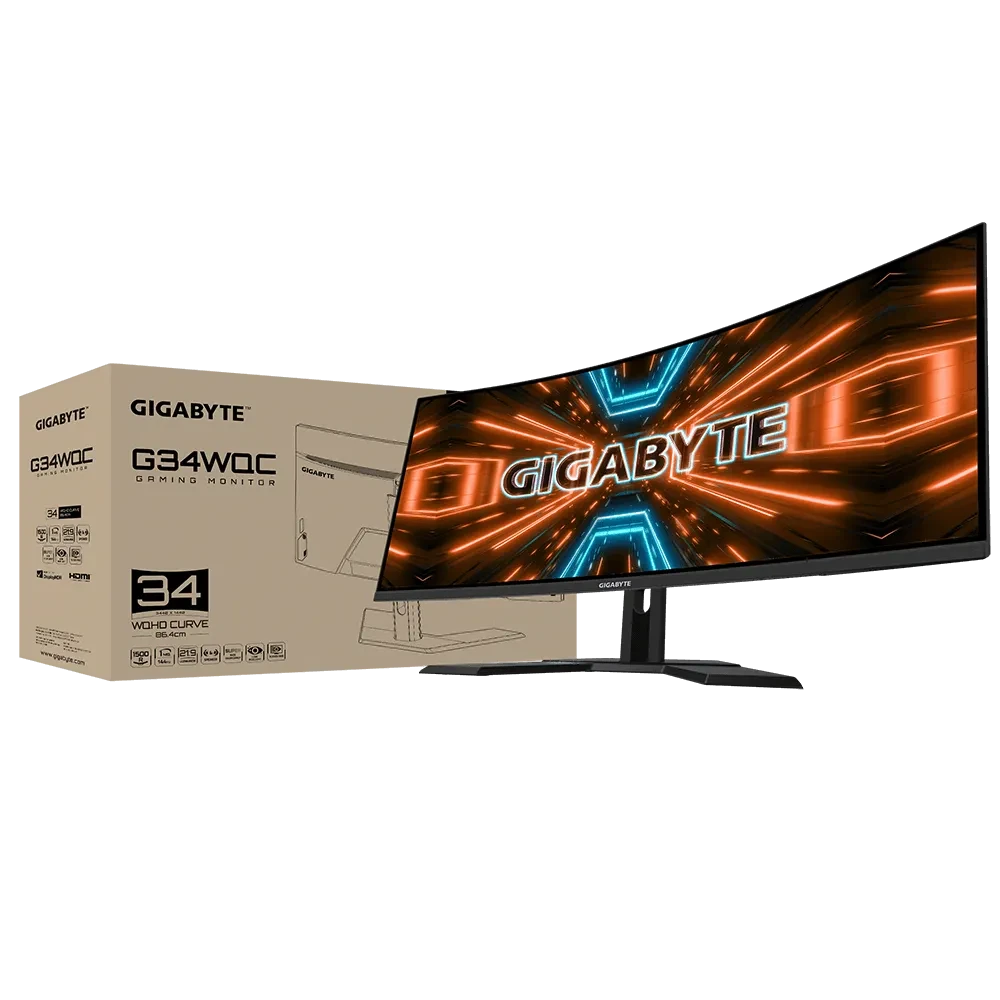 MONITOR GIGABYTE 34'' G34WQC A-SA