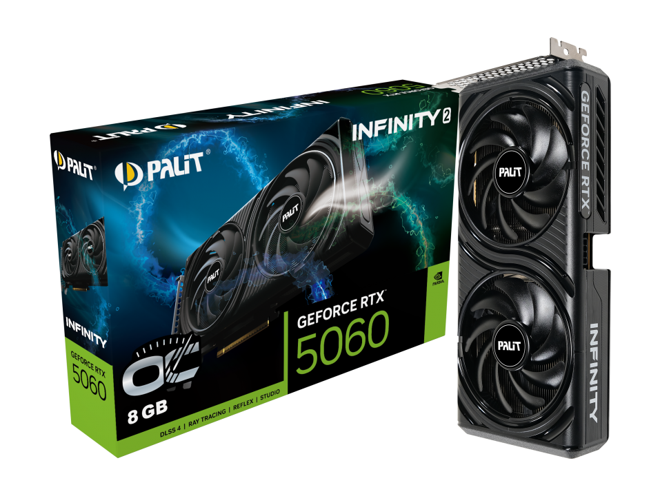 TARJETA DE VIDEO PALIT RTX 5060 INFINITY 2 OC 8GB