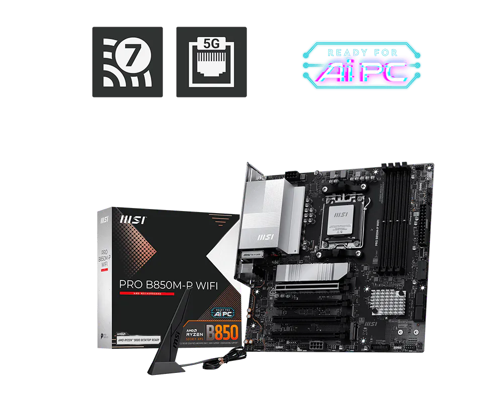 BOARD MSI B850M-P PRO WIFI DDR5
