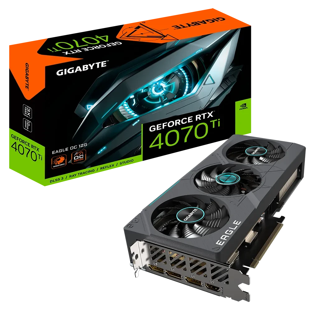 TARJETA DE VIDEO GIGABYTE RTX 4070 TI EAGLE OC 12GB