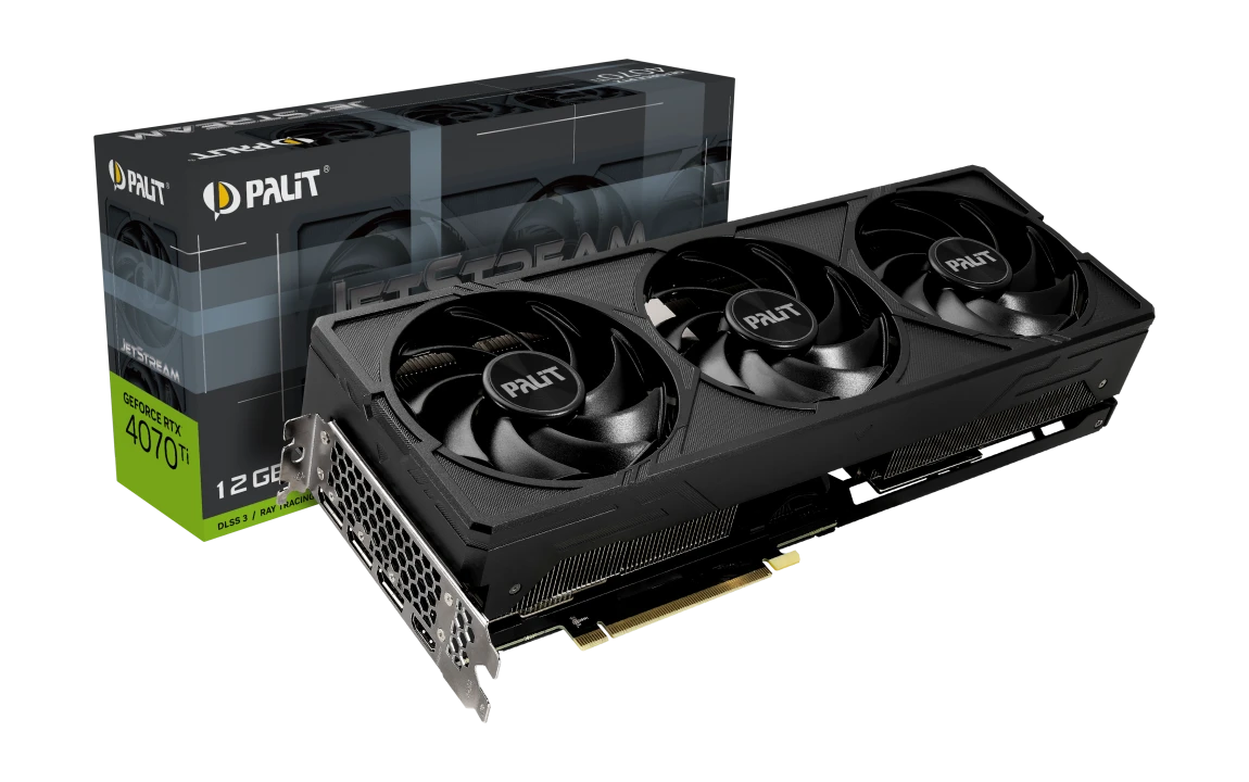 TARJETA DE VIDEO PALIT RTX 4070Ti JETSTREAM 12GB GDDR6X