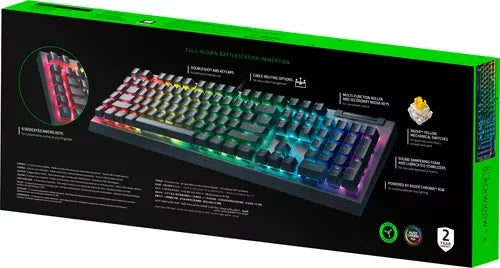 TECLADO RAZER BLACKWIDOW V4X NEGRO