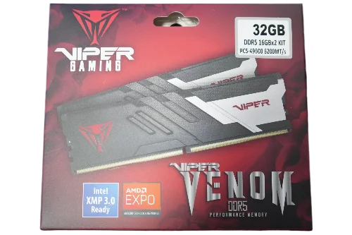 MEMORIA RAM PATRIOT VIPER VENOM 32GB (2X16GB) 62000MHZ CL40 DDR5